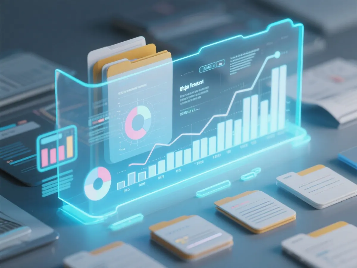 数据透明与清晰展示示意图